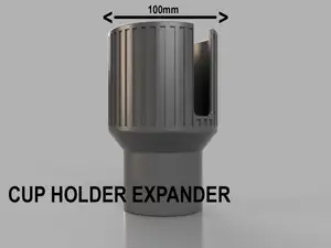 Car Cup Holder Adapter with flexible TPU tabs
