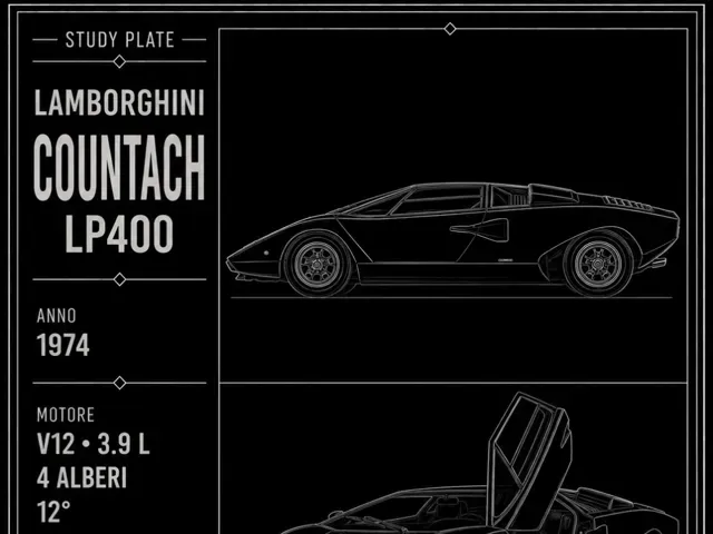 Lamborghini Countach LP400-study plate desing auto