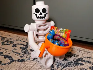 XXL Brick Skeleton + Halloween Attachments