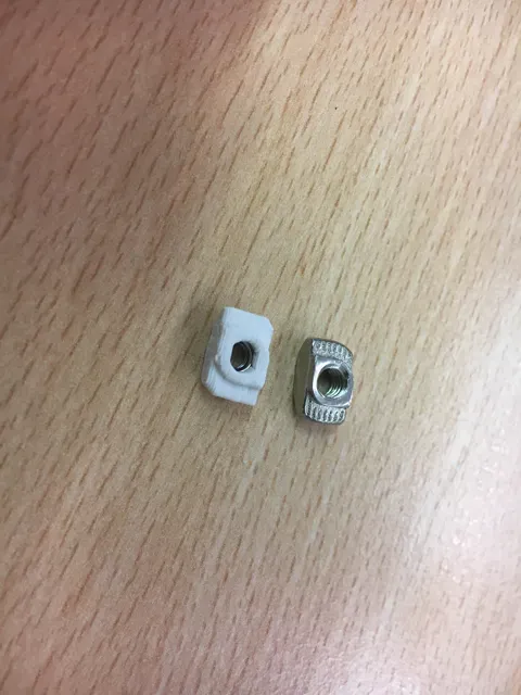 Drop-in T-Nut 2020 / 2040 extrusion | M3 nut insertion | Ender 3 — Фото 3 из 3