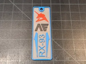 Gundam RX-93 Nu Gundam Jet Tag/Keyringart