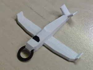 Airplane keychain