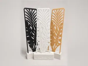 Tropical Leaves Bookmark | Easy One-Color Print