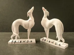 Dog statue from FRIENDS