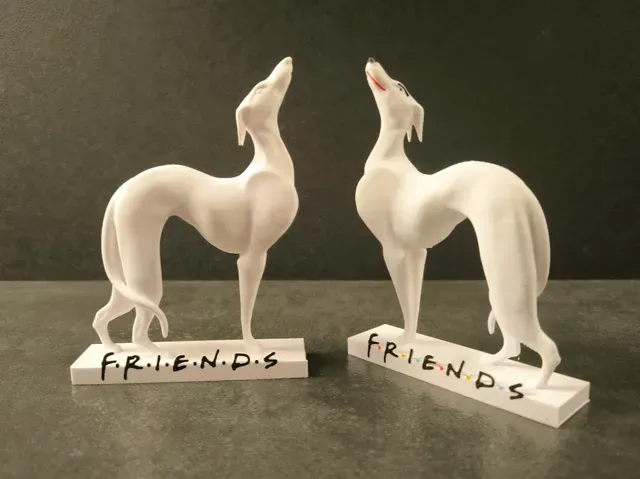 Dog statue from FRIENDS