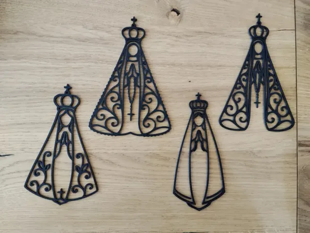 Our Lady of Aparecida – Line Art Wall Decor — Фото 2 из 7