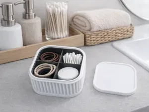 Stackable Storage Insert S 80x80 - Quarter divider