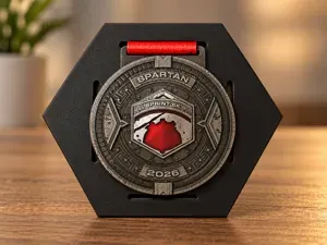 Hexagonal Medal Display Stand & Wall Mount