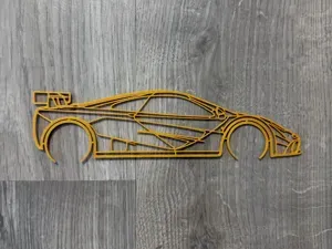 McLaren F1 GTR (1995) Silhouette
