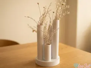 Minimalist Multi-Tube Bud Vase - 5 Heights