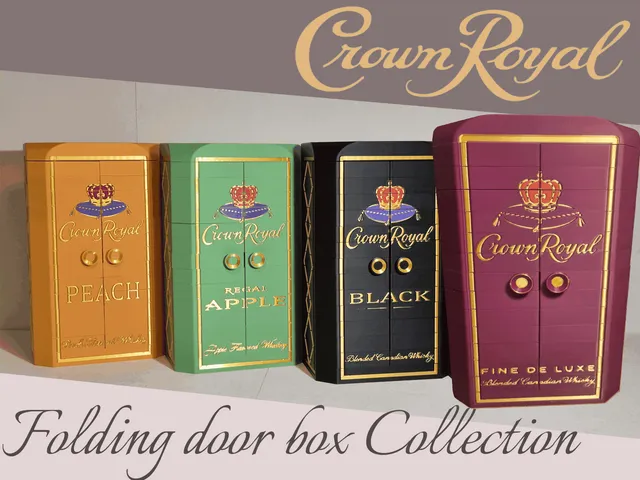 Crown Royal Folding door box