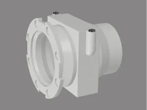 80mm Inline Fan Housing