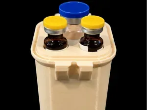 Peptide Travel Case – 2× 3mL + 1× BAC Water