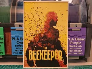 The Beekeeper Movie Poster - Hueforge Art