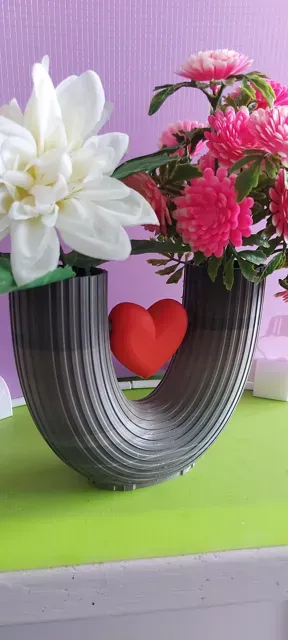 Doppelvase mit beweglichem Herz (Herzschwung) — Фото 6 из 6