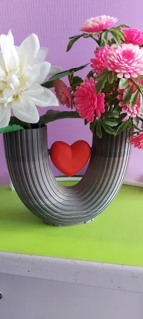 Doppelvase mit beweglichem Herz (Herzschwung) — Фото 5 из 6