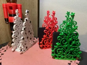Christmas New Year's Eve Napkin Holder Stand