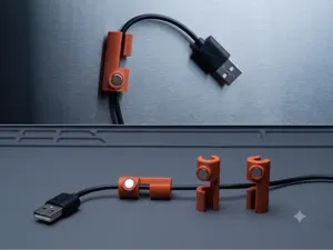 Magnetic Cable Clips for Cable Management- 2,3,4mm
