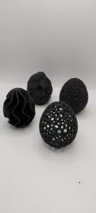 Voronoi Wireframe Easter Egg - PRINTS PERFECTLY NO SUPPORTS