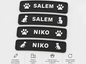 Tags personalizables para bebedero de mascotas