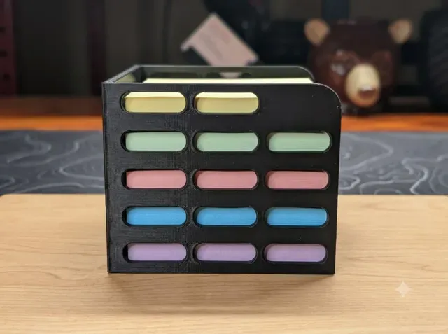 Sticky Note Holder, 3D Printed Desk Organizer — Image 7 of 8