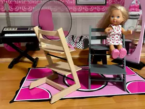 Adjustable Doll Chair – Growing Chair for Dolls