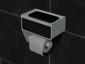 Toilet Paper Holder with Drawer