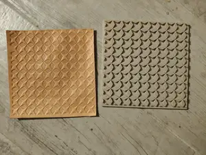 Leather Stamp – Triangular Line Pattern