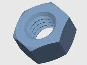 M6 Hex Nut (Metric Thread)