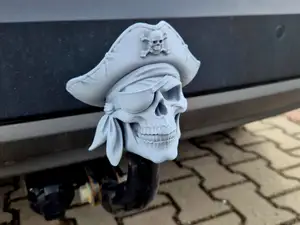 Pirate skull Hitch Ball cover