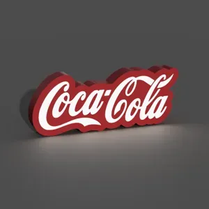 Coca-Cola Logo Lightbox LED Lamp