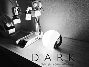 DARK - Portable Orb Lamp - LED Lamp Kit MH001