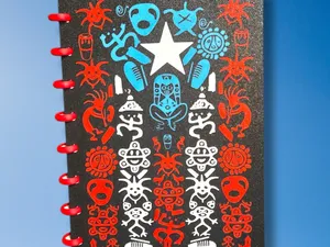 Puerto Rico taino flag notebook