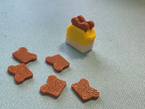 Dollhouse Toaster Fits Calico Critters No Supports
