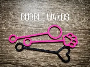 Bubble wands