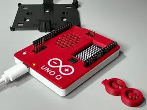 Arduino Uno Q Case | Slim | Wall Mount