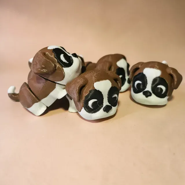 cachorro san bernardo mini articulado MegaLab3D — Image 4 of 9