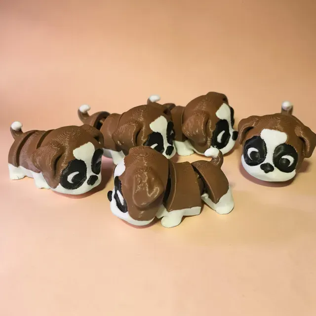 cachorro san bernardo mini articulado MegaLab3D — Image 2 of 9