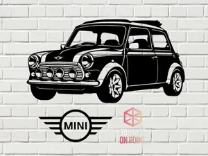 Mini 1.3 MPI Cooper Sport Works - 2D WALL ART