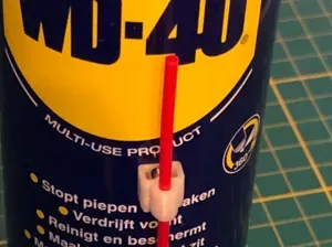 Spray Can Straw Holder / Mount - Magnetic