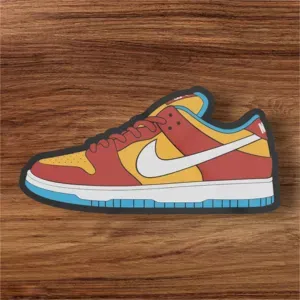 Nike Bart Simpson SB Dunk Lightbox Lamp