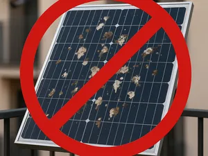 Vogelschutz für Solar / Bird Guard Solar Panels