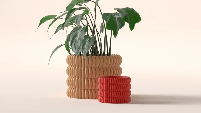 easy to print plant pot. Ribbed disk style planter — Фото 6 из 11
