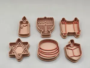 Holiday Hannukah Stamp Cookie Cutter DIY Set