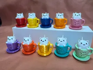 解压猫猫杯（可装机械键盘轴，也可以3D打印轴体）