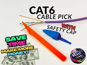 RJ45 Cat6 Data Cable Untwist Tool with Safety Cap