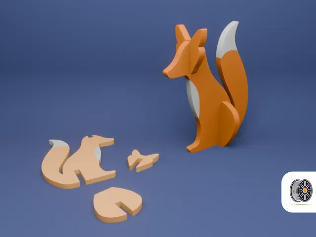 Cute Fox Kit Card | AMS Ready, two sizes — Фото 4 из 8