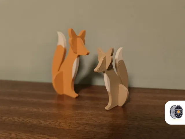 Cute Fox Kit Card | AMS Ready, two sizes — Фото 8 из 8