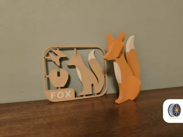 Cute Fox Kit Card | AMS Ready, two sizes — Фото 5 из 8