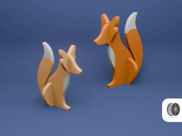 Cute Fox Kit Card | AMS Ready, two sizes — Фото 3 из 8